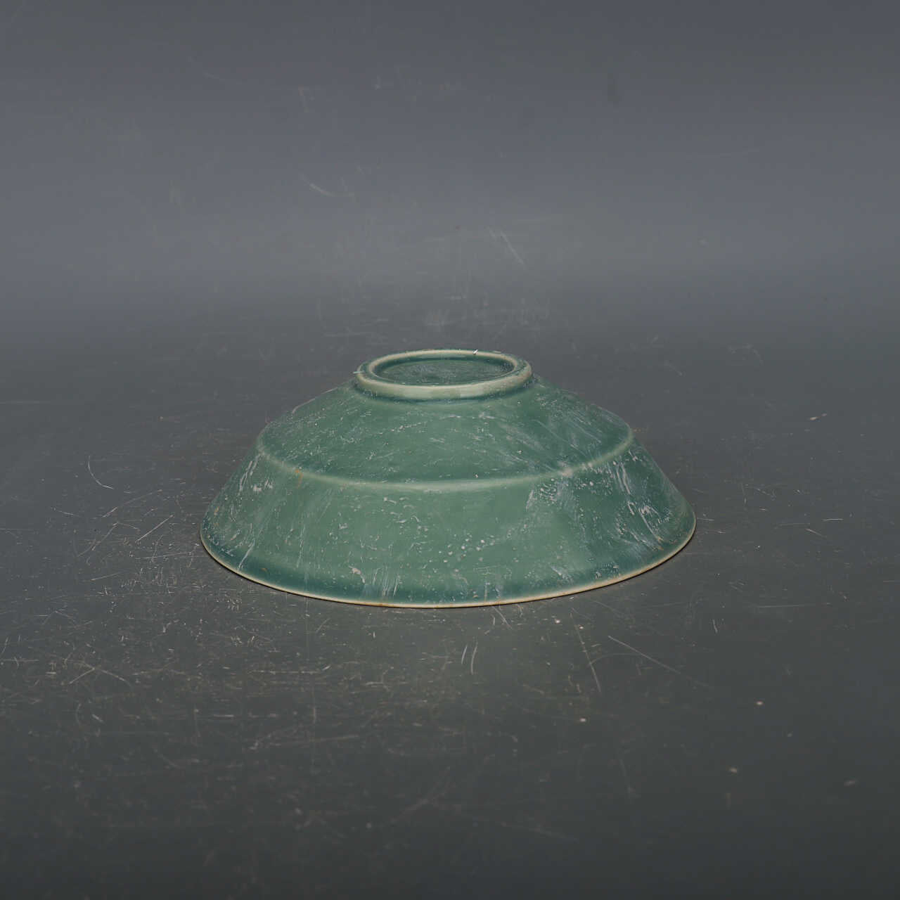 Chinese Antique Porcelain Bowl,Chinese Song Dynasty Ding Ware Emerald Green Glaze Porcelain Bowl, Ding Kiln Hand Carving Phoenix Pattern Ceramic Bowl